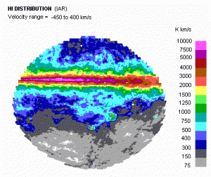 IAR - Velocity range = -450 to 400 Km/s