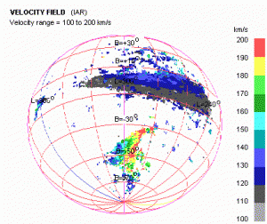 IAR - Velocity field = 100 to 200 Km/s