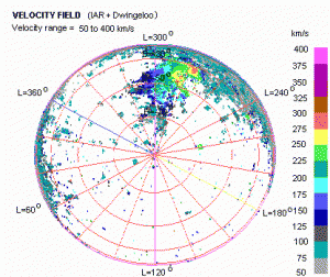 IAR + DWINGELOO - Velocity range = 50 to 400 Km/s